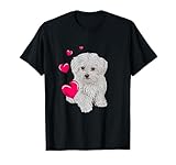 Photo Gallery maglietta con cane maltese e cuore divertente cane maglietta Photo Gallery maglietta con cane maltese e cuore divertente cane maglietta