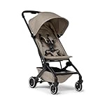 Joolz AER+ Lightweight & Compact Travel Stroller - Portable One-Hand Fold Design - Ergonomic Seat for Infant & Toddler (up to 50 lb) - XXL Sun Hood - Stroller for Airplane -Travel Pouch -Sandy Taupe - Image 4