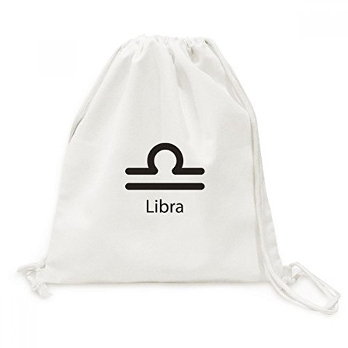 Sac à dos à cordon Balance sac de voyage en toile constellation astrologie