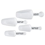 Chef Craft Measuring Scoop/Spoon Combo, White