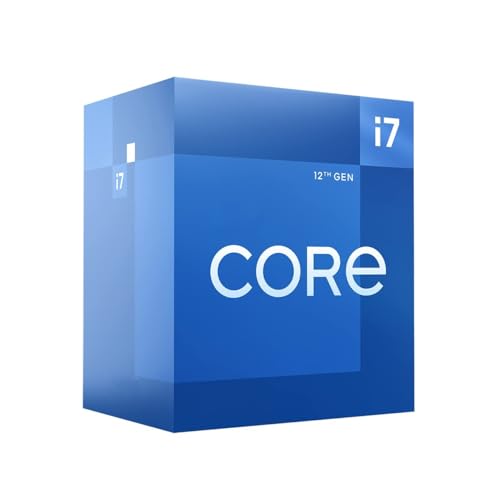 Image of Core i7 12700 12th Generation 2.10 GHz Upto 4.90Ghz LGA 1700 Socket 12 Cores 20 Threads 25 MB Smart Cache Desktop Processor (Comes with Stock CPU Fan and Thermal Paste).