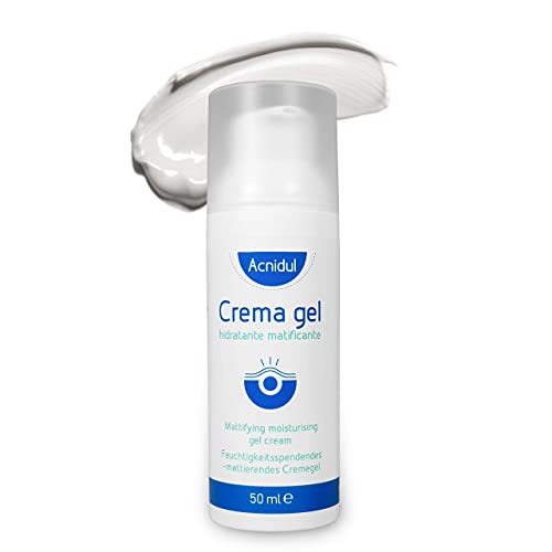 ACNIDUL | Crema gel Anti acne con ácido glicólico y caléndula | Hidratante facial | Evita granos y espinillas | 50 ml |