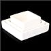 1pc High-Density Alumina Crucible - Square/Rectangular Metal Smelting Moulds for Laboratory and Industrial Use(90x60x20mmx75)