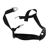 DOITOOL Verstellbarer Schutzhelm Kinnriemen förmiger Kinnstütze und Doppel Ohrriemen für Sicheren...