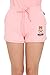 MOSCHINO Shorts Donna Casual Rosa Shorts Rosa da Donna con Stampa Bear sul Fondo Primavera Estate 2022 95% Cotone 5% Elastan A43109002 0227 L