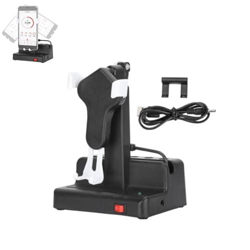 Step Counter, Phone Swing Automatically Mobile Phone Shaker Left Right Swing Steps Counter Cellphone Pedometer (Pearl White)