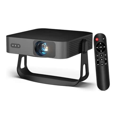 Image of TECHNOVIEW Ultra-Thin, 4k Smart Projector, Native 1080p, Support OTT Apps, Android, Auto Focus, Auto Keystone, WiFi /BT, HDMI, Cast, Upto 150 inch Screen