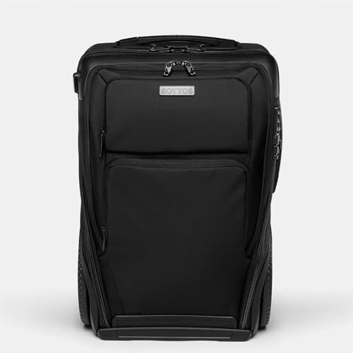 Roll Model™ 2-Wheeled, All-Terrain, Carry-On Luggage (Black)2