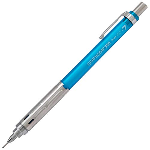 Pentel Arts GraphGear 300 Mechanical Pencil, (0.5mm) Fine line, 1-Pack, Black Barrel (PG315APABP)