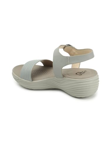 Image of Carlton London women's Lightweight Comfort Wedge Ankle Strap Sandals