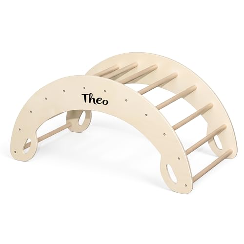 Mainely Personalisierbarer Holz-Kletterbogen Rocker – Wippe &...