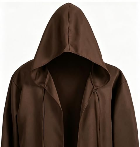 Image of GOLDSTITCH Men Hooded Robe Cloak Knight Fancy Cool Cosplay Costume