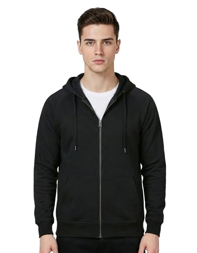 Image of AWG ALL WEATHER GEAR Hoodies for Men | Men's Solid Hooded Sweatshirt | Winter Wear | Pullover | Jackets for Men Stylish | Zipper Hooded Sweatshirt