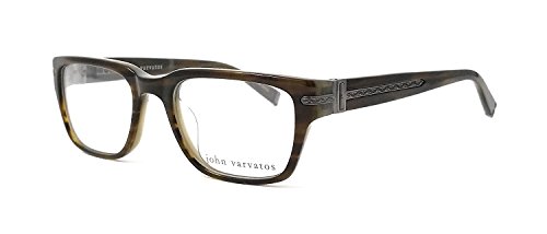 John Varvatos Men's Prescription Eyeglasses - V350 UF Olive - 50/19/140