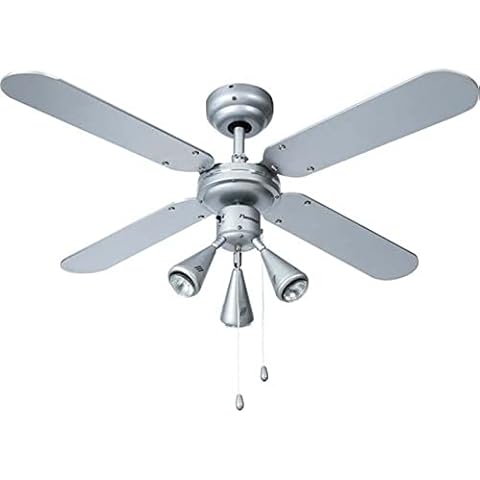 Bestron Ventilador de Techo con Lámpara, 102 cm, Silencioso Cover