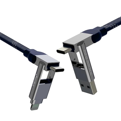 Image of URBN 10000 mAh Lightning Nano Slim Power Bank-Payal Singhal Edition (Blue) with Desingner Cable