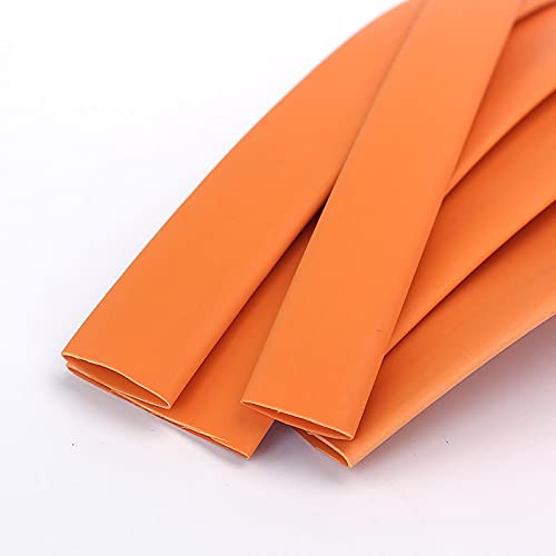 Guaina Cavi Flessibile, 3: 1 Tubo Termorestringente A Doppia Parete Arancione Termoretraibile Con Colla -55 □ -125 Sigillato E Impermeabile(9.5mm x 8m)