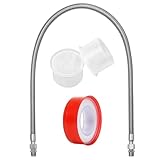 48 Inch 1/2 Inch Industrial Grade Compressor Jumper hose Kit,Air Hose for Compressed Air Piping System With Two 1/2