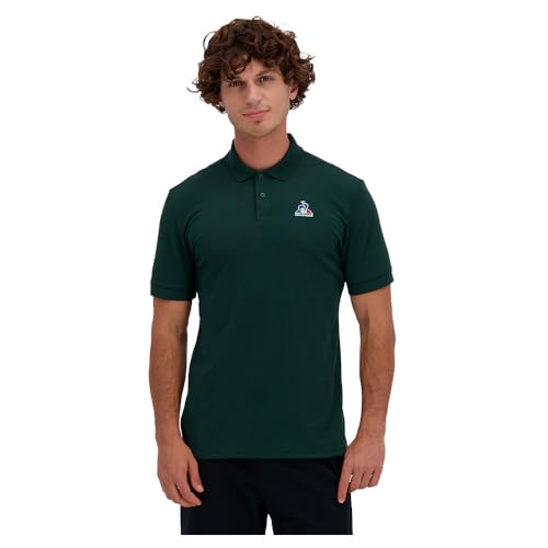 Le Coq Sportif Homme Ess N°1 M Polo, Vert, XXL EU