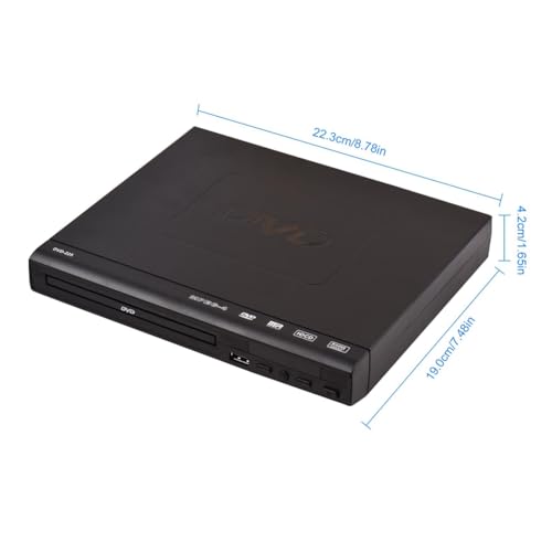 Lecteur DVD VCD multimédia numérique de salon compatible TV avec télécommande - 7