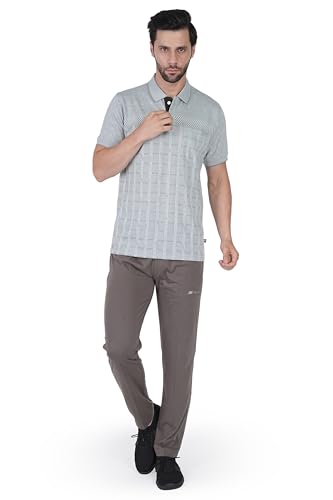 Image of Trackpants for Men - Regular Fit, Cotton Hoisery, Ultra Soft, Comfortable, Lightweight, Ziper Pockets, Front Zip, Back Pocket, Solid Mnimal