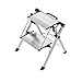 Hailo Mini Comfort Taburete de Aluminio de 2 peldaños y asa con función desbloqueante integrada