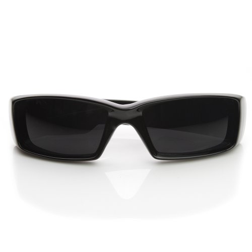 Locs Eyewear - Gangsta Shades LOCs Hardcore Square Inset Lens Sunglasses (Bla...2