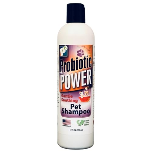 P2 Probiotic Power | i Clean Your Pets Soothing Healthy Pet Shampoo | All Natural & Organic Dog and Cat Cleanser | (12 oz)