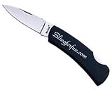 Luvax Inc. Personalized Stainless Steel Lock-Back Knife (Black)