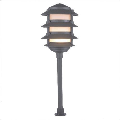 Orbit2040-f-vg 4-tier Low-volt Frosted Pagoda Light - V. Green (Minimum 8)