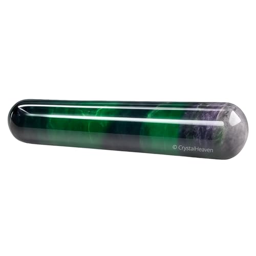 Image of Fluorite Crystal Wand - Smooth Crystal Wand for Energy Healing, Chakra Balancing, Meditation and Home Decor - Crystals and Healing Stones for Gift