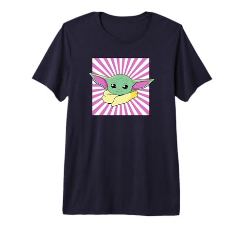 T-shirt Grogu The Mandalorian Star Wars style anime pour fan de culture pop geek