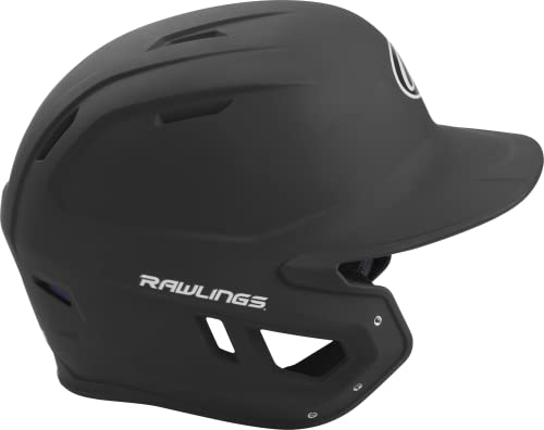 Rawlings | Mach Batting Helmet | Matte Black | Senior (6 7/8" - 7 5/8") #TOP3