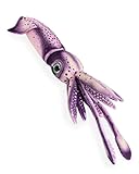 Real Planet Sea Life Plush - Realistic Stuffed Animal Gift for Kids All Ages, Ocean Marine Creature Plushie, Christmas Birthday Gifts (Purple Squid, 16