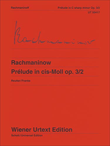  Prelude in C sharp minor - Urtext - Piano - sheet music - (UT 50417)