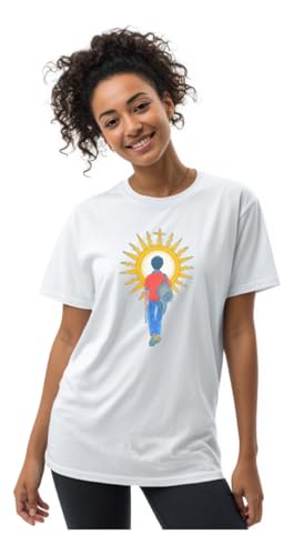 Camiseta Carlo Acutis Católica Cristã Jovem Santo da Internet Fé Esperança Inspiração Algodão Premium Conforto IB SHOP -Branco-GG