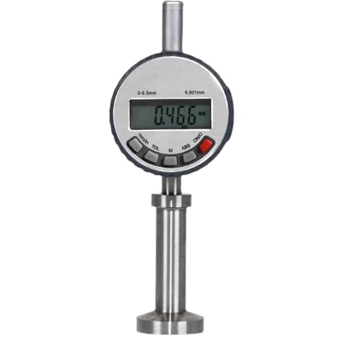 Testeur de rugosité de surface, jauge de profil numérique portable, plage de mesure 0-6,5 mm, résolution 1 μm, utilisation facile pour les contours de surface et les fosses