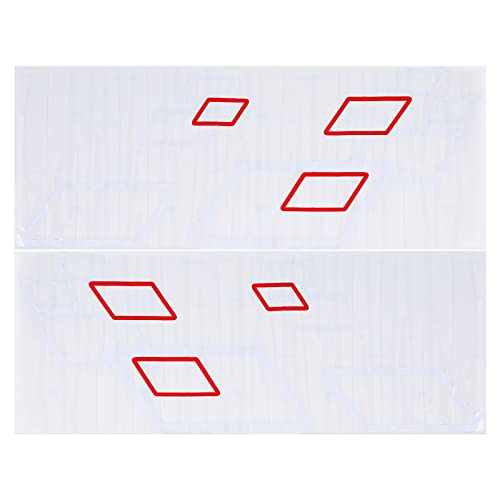 Bilkarosssida klistermärke PVC-dekaler gör-det-själv bildekoration för offroad SUV (vit röd)