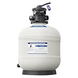 Aquastrong Sand Filter System with 6-Way Valve, Top-Mount Valve Pool Sand Filter, 20in, Up to 32000 Gallons