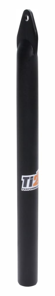 Ti22 PERFORMANCE TIP6127 Straight Black Aluminum Front Wing Post