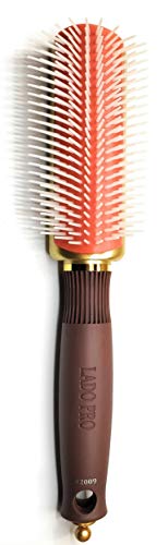Brosse de coiffage 9 rangées Lado Pro pour le démêlage des cheveux