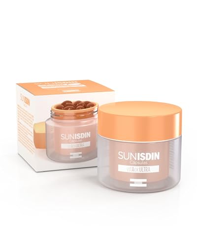 ISDIN SUNISDIN Cápsulas Complemento Alimenticio con VitaOx Ultra, El Poder de las Vitaminas y de los Antioxidantes, 30 Cápsulas