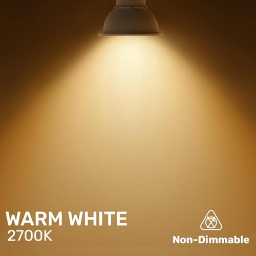 paul russells LED Bulb GU10, 400 lumens, 4.9W(Equivalent to 50W), Warm White 2700K, Non Dimmable, Pack of 10 - Image 2