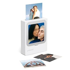Polaroid Hi-Print 9196 Fotodrucker, Bluetooth-Verbindung, 3 x 3, 10 Fotoblätter im Lieferumfang enthalten