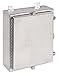Wiegmann SSN4201606 SSN4-Series NEMA 4X Single Door Wallmount Enclosure, 304 Stainless Steel, 20" x 16" x 6"