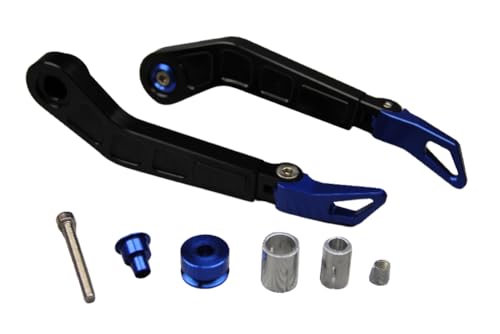 Protecciones para manetas de aluminio azul con anclaje expansivo 14mm 18mm 2
