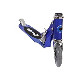 Micro Kickboard - Sprite - Two Wheeled, Fold-to-Carry Swiss-Designed Micro Scooter for Kids & Teens with Compact & Lightweight Design for Ages 6+ (Sapphire Blue)