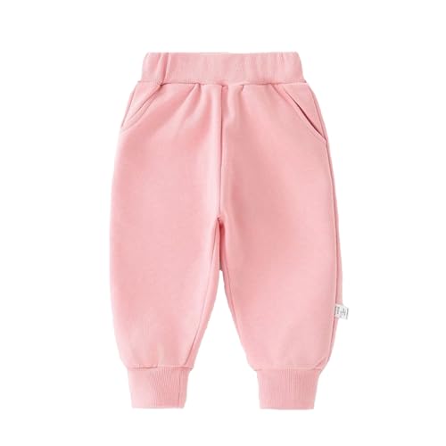 Baby Sweatpants Toddler Boys Girls Basic Active Athletic Fleece Jogger Cotton Comfy Soft Stretchy Pull-on Track Pants3