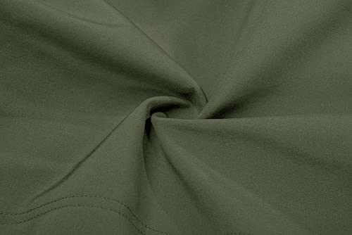Foto von TACVASEN Herren Wasserdicht Winddicht Outdoorjacke Softshelljacke Übergangsjacke mit Tasche, Armeegrün, L