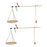 Portable et pratique : sa taille compacte et sa conception rendent facile à transporter et à utiliser dans divers environnements, des cuisines aux herboristeries, balance de pesée traditionnelle, balance à grammes de médicaments